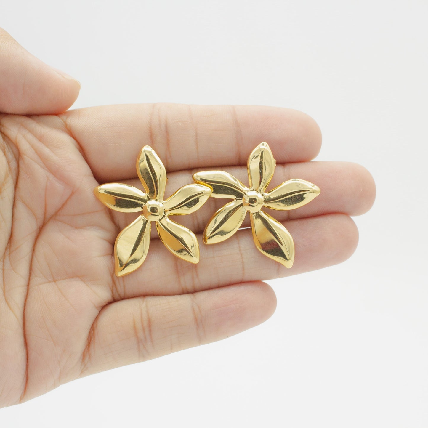 Arracadas de Flor Acero