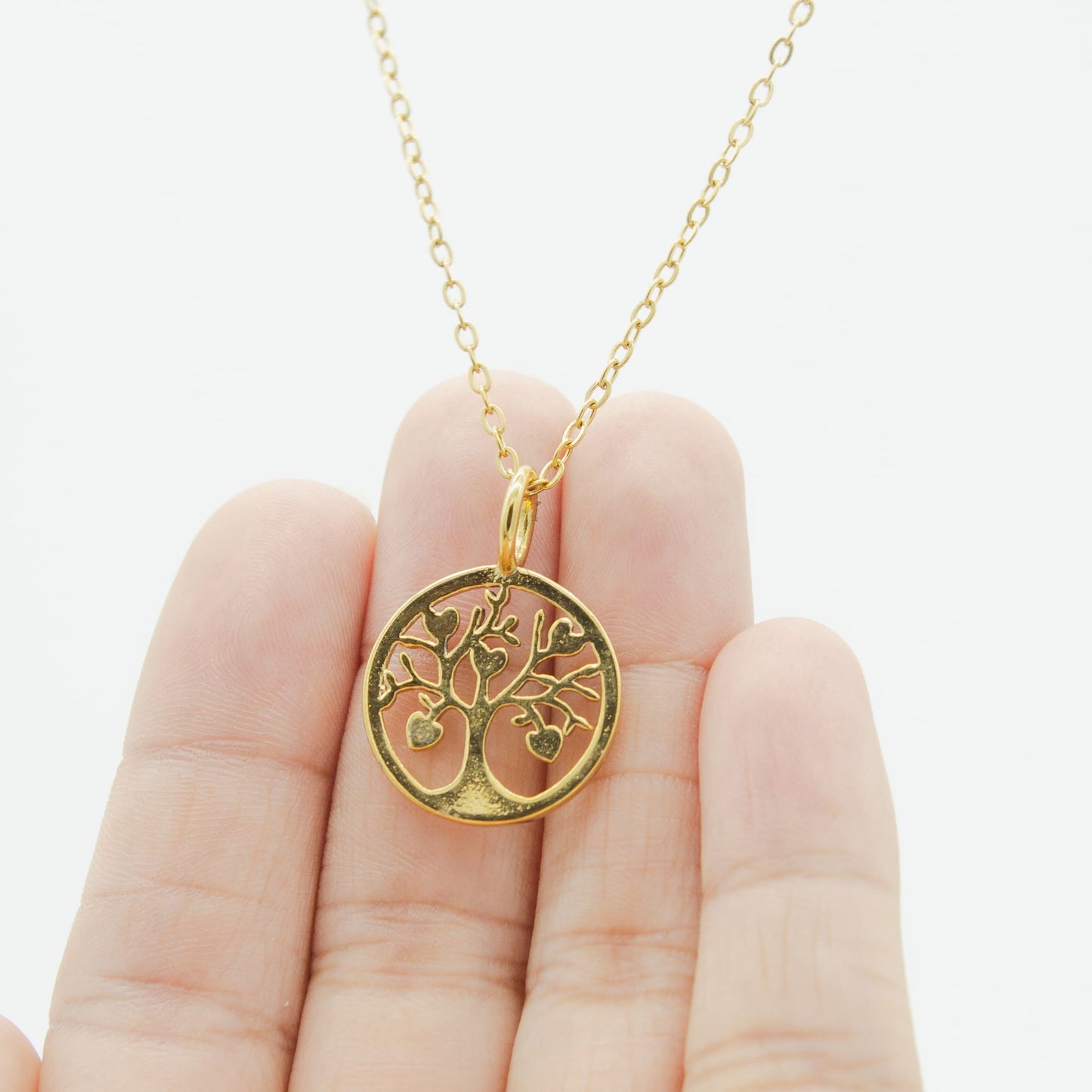 Collar de Árbol de la Vida Acero