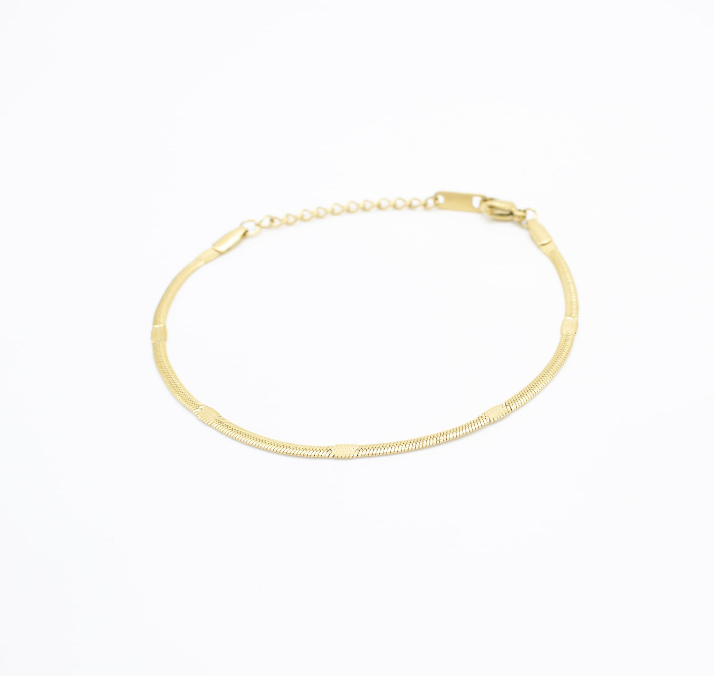 Pulsera Panza de Víbora Acero