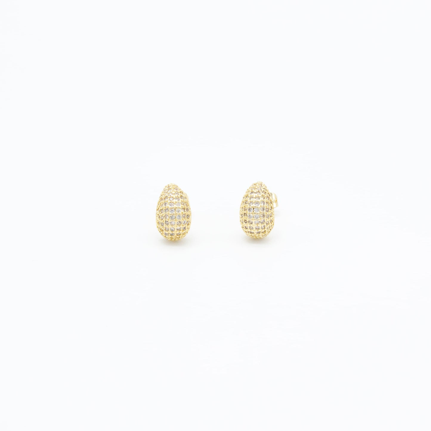 Broquel de Gota Mini con Zirconias Chapa