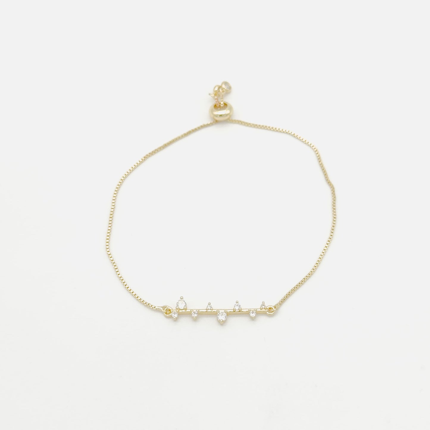 Pulsera de Barra y Cristales
