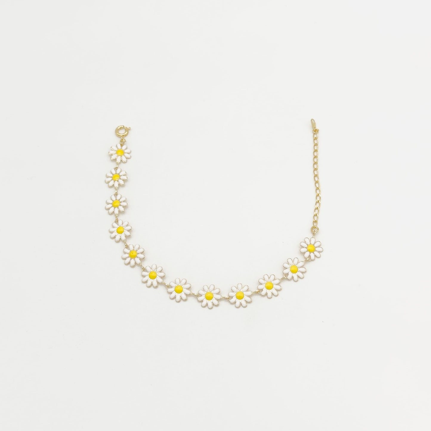 Pulsera de Margaritas Blancas