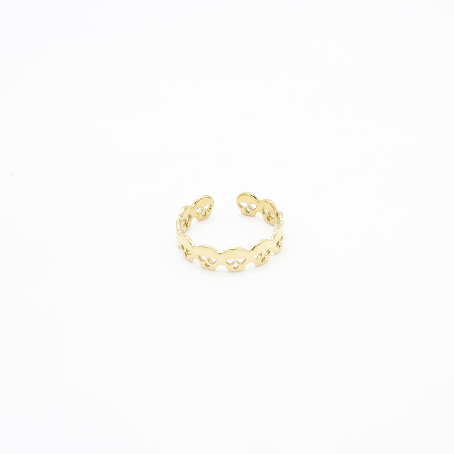 Anillo de Calaveras Acero