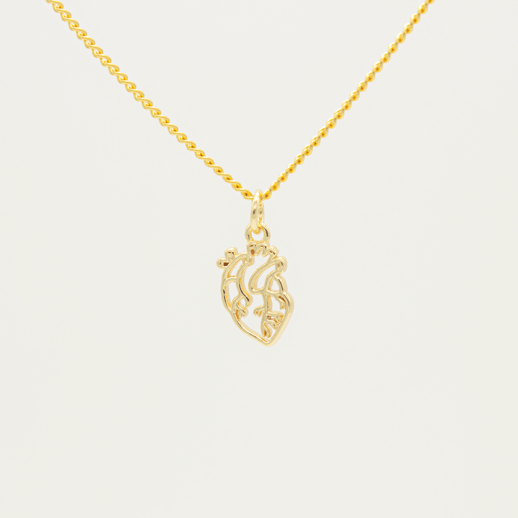 Collar de Corazón Calado