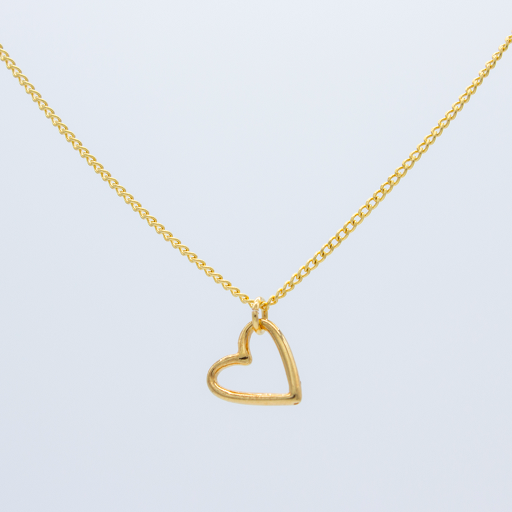 Collar de Silueta de Corazón