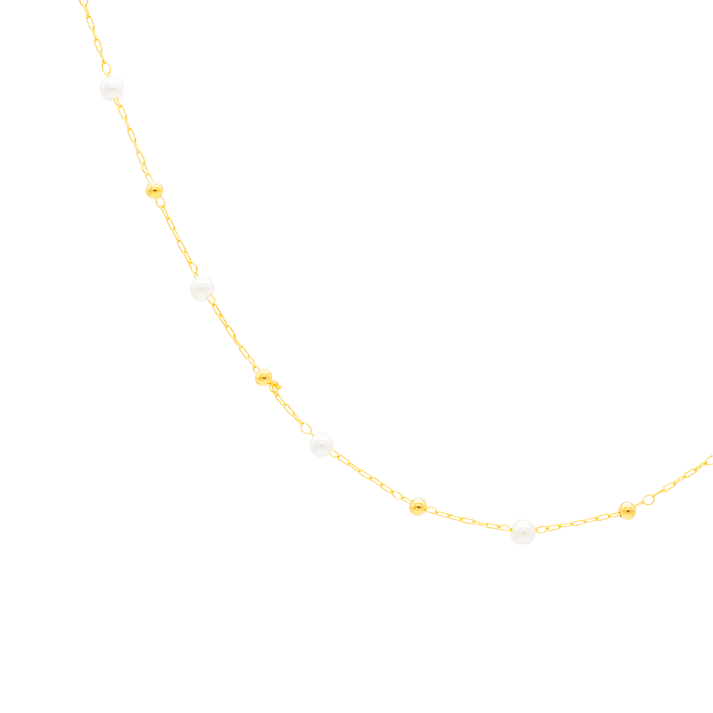 Gargantilla de Perla y balín