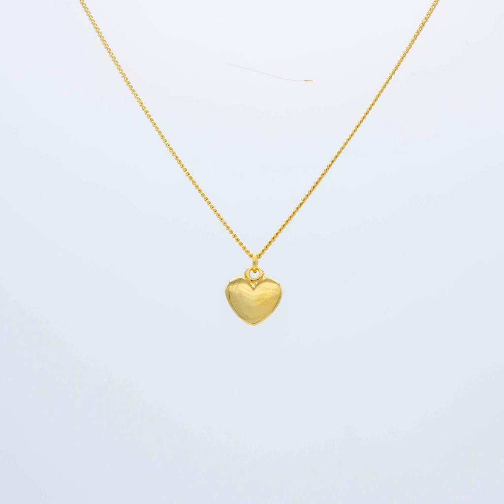 Collar de Corazón Curvado