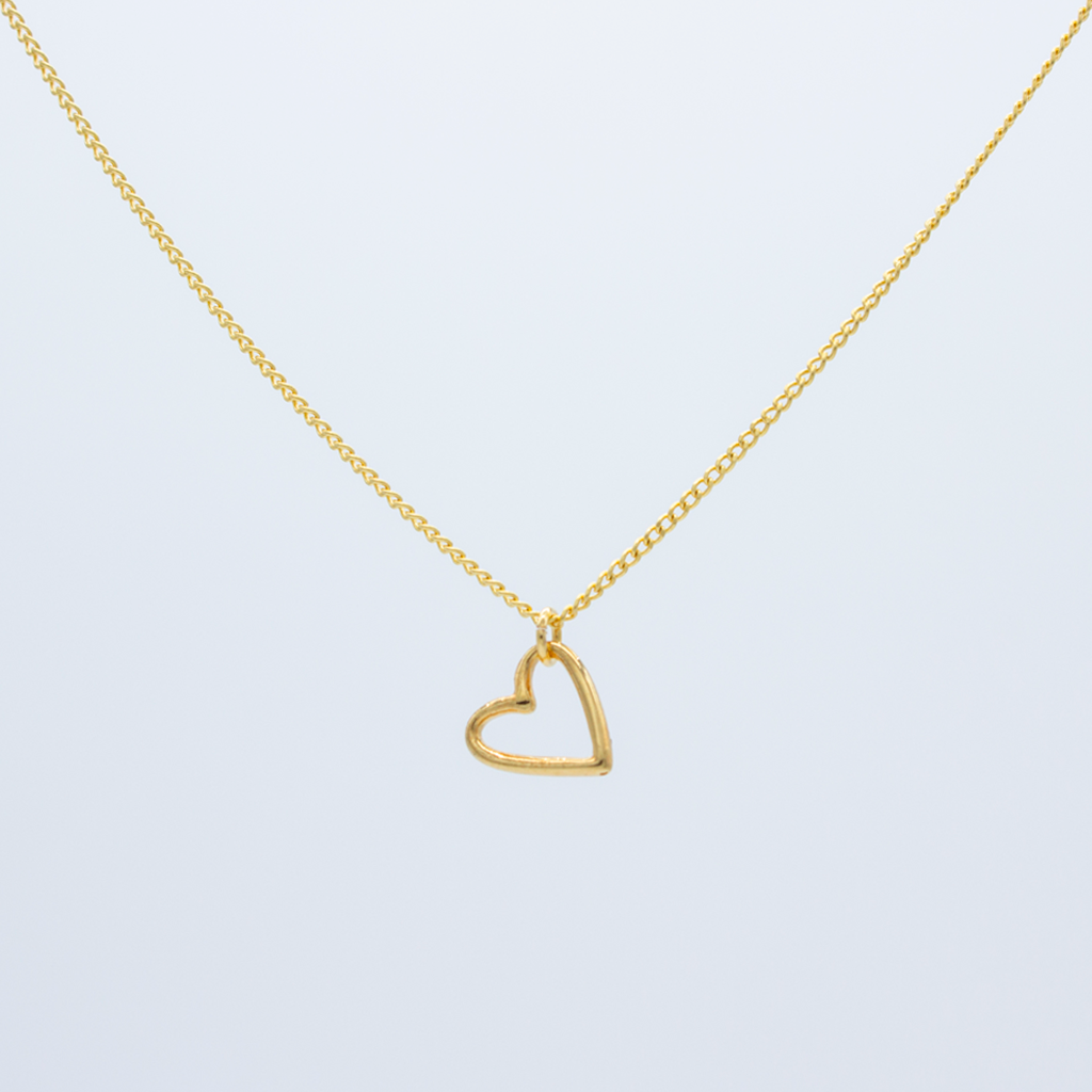 Collar de Silueta de Corazón