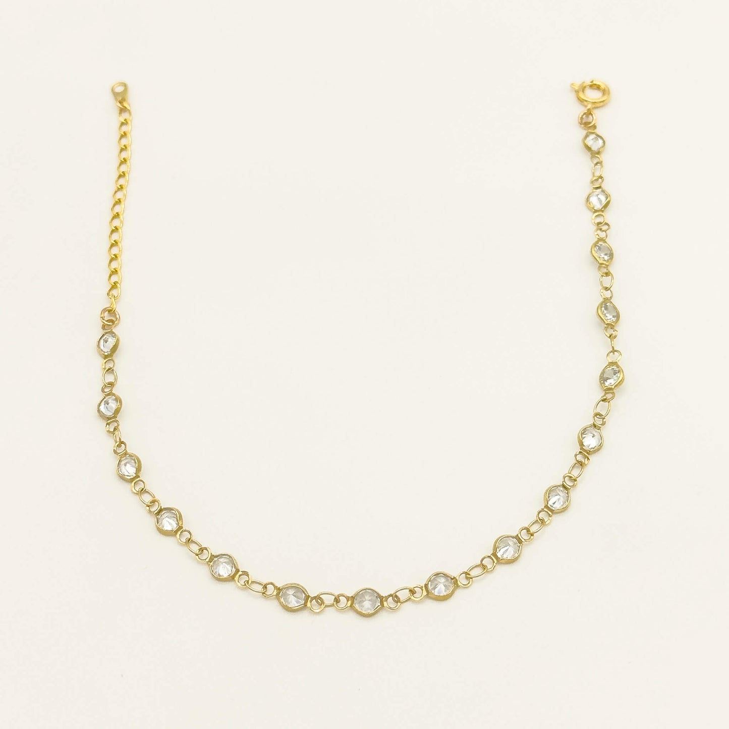 Tobillera de Cristal Doble