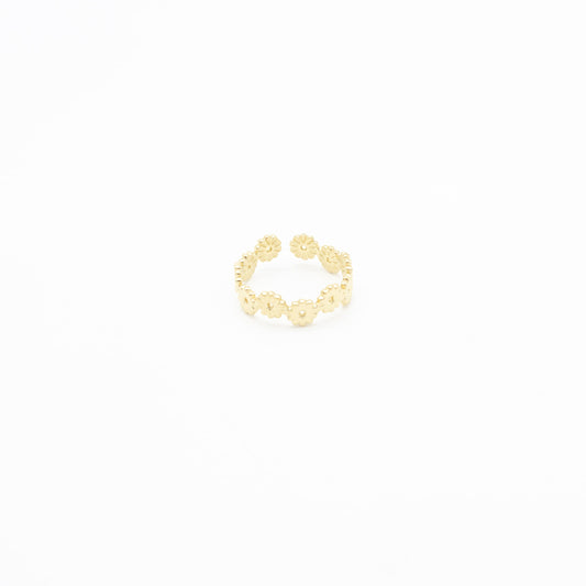 Anillo de Margaritas Acero