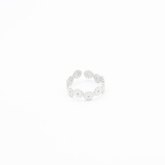 Anillo de Margaritas Acero