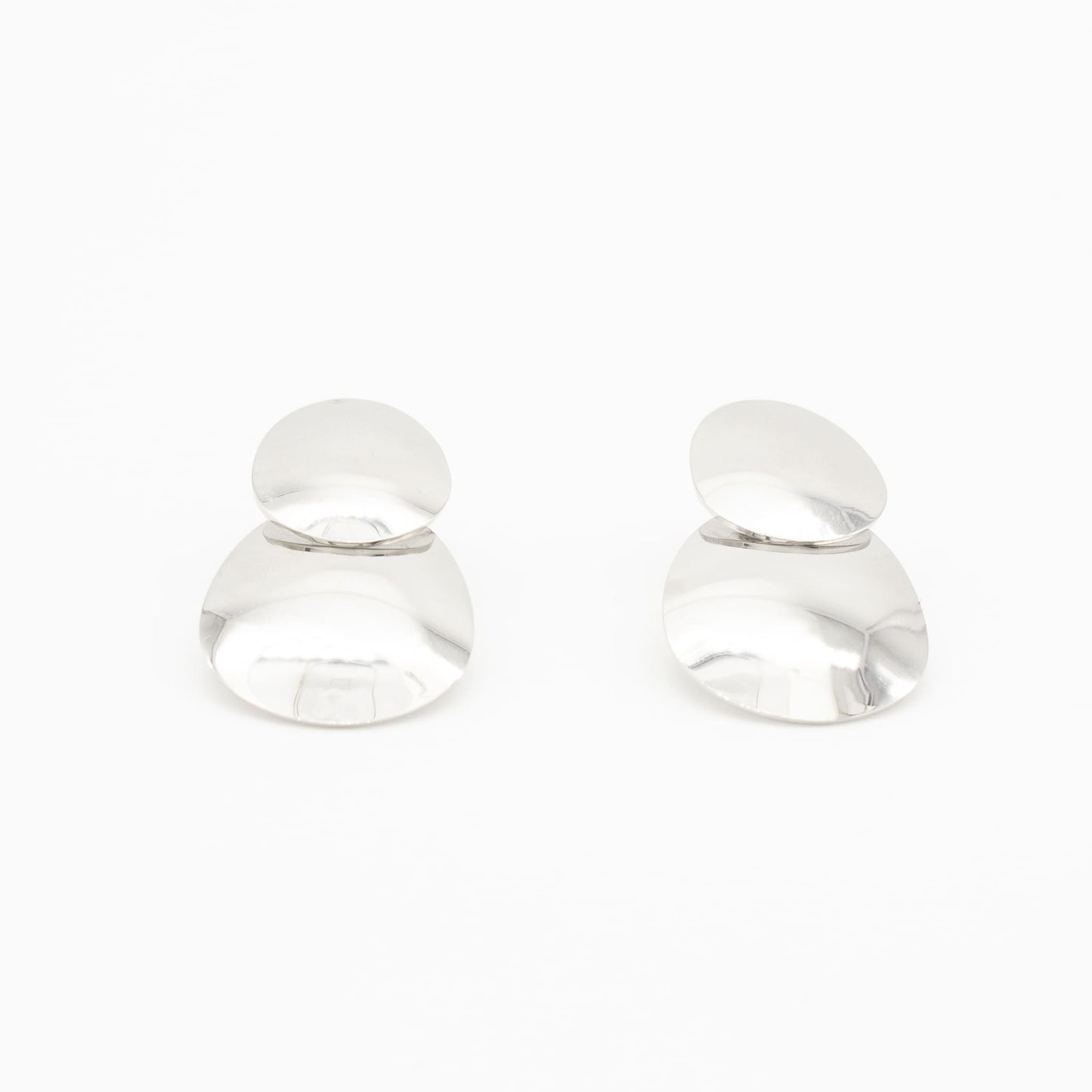 Arracada Doble Gota Acero