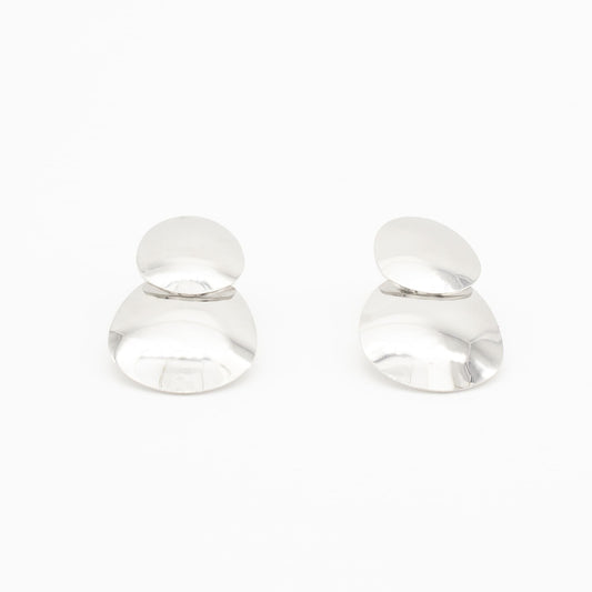 Arracada Doble Gota Acero