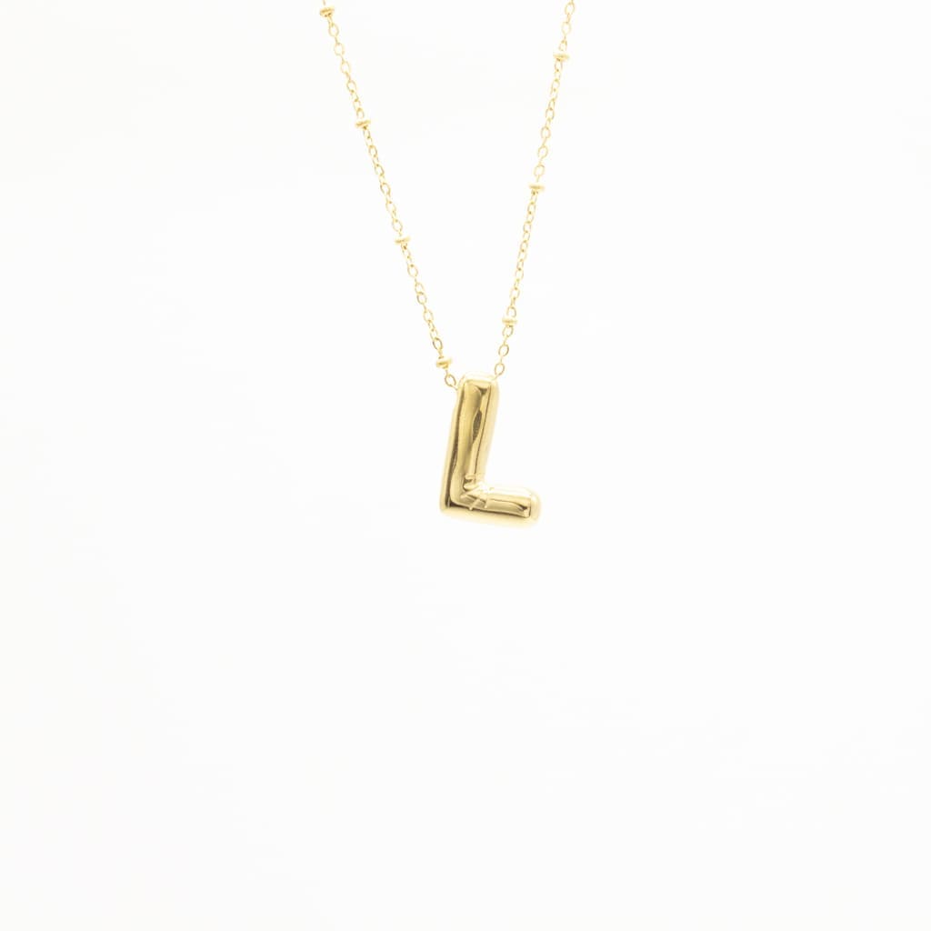 Collar de Inicial Globo Acero