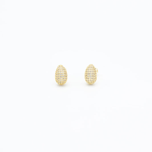 Broquel de Gota Mini con Zirconias Chapa