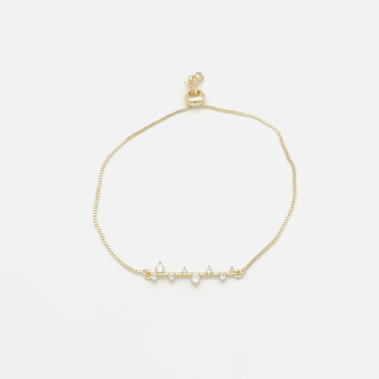 Pulsera de Barra y Cristales