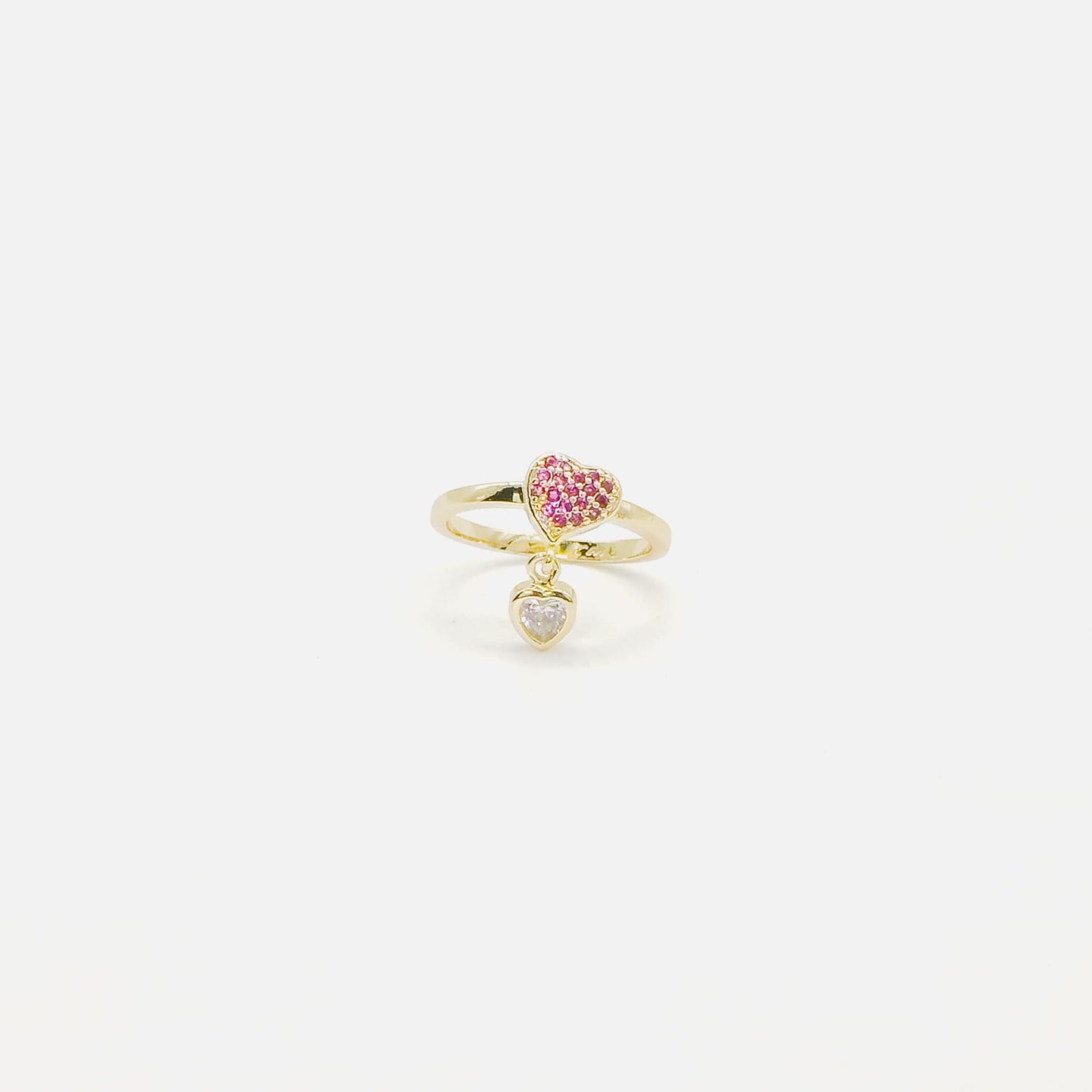 Anillo de Corazón Colgante