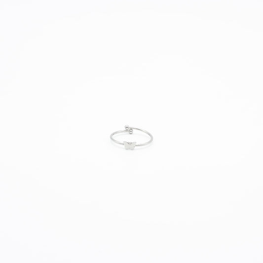 Anillo de Mariposa Mini Acero
