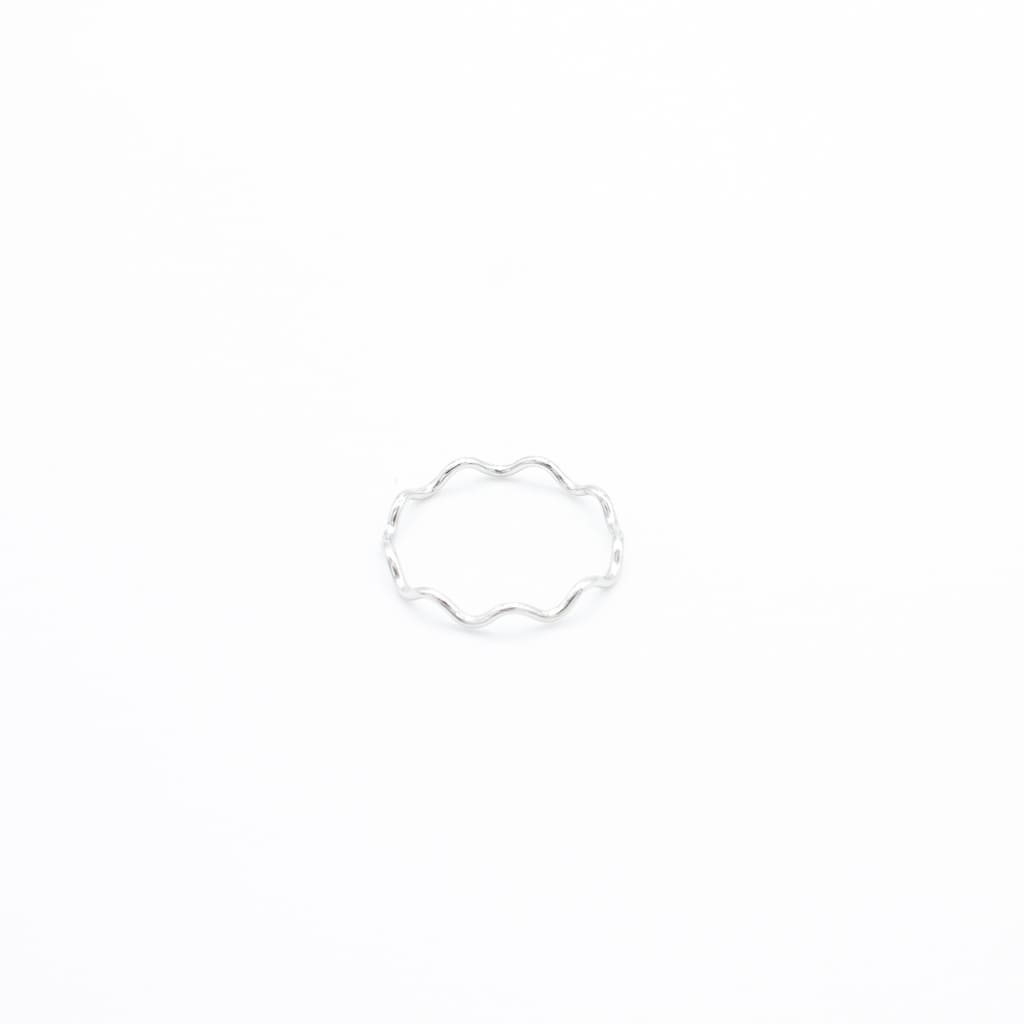 Anillo de Ondas Acero